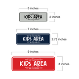 Signs ByLITA Standard Kids Area (Toy vector) Wall or Door Sign