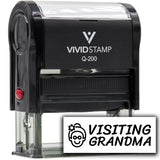 All Quality Visiting Grandma Agenda Planning Stamps