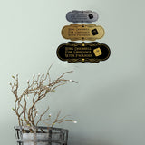 Signs ByLITA Designer Ring Doorbell for Assistance with Packages Wall or Door Sign