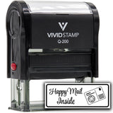 All Quality Happy Mail Inside Self-Inking Rubber Stamp | Business and Packaging Stamps