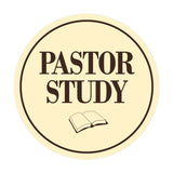 Signs ByLITA Circle Pastor Study Wall or Door Sign