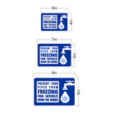 Classic Framed Plus Prevent Your Pipes From Freezing Pour Antifreeze Down The Drains Wall or Door Sign | RV Accessories