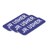 Jr Usher 1 x 3" Name Tag, (3 Pack)