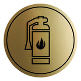 Signs ByLITA Circle Fire Extinguisher Graphic Door or Wall Sign | Easy Installation | Durable Construction | Promote Health And Safety | Caution Warning Sign for Home, Business and Office Spaces