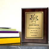 Rock and Roll Novelty Funny Customizable Award Plaque | Funny Parody Achievement Personalizable Plaques