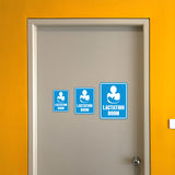 Portrait Round Plus Lactation Room Wall or Door Sign | Baby Rooms Signage