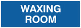 Signs ByLITA Basic Waxing Room Sign - Laser-Engraved Lettering | Durable ABS Plastic | Vibrant Colors | Powerful Foam Tape