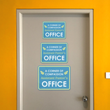 Classic Framed Plus A Corner Of Compassion – Assistant Pastor’s Office Door or Wall Sign | Church and Place of Worship Signs