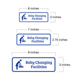 Standard Plus Baby Changing Facilities Door or Wall Sign