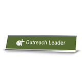 Church Office Staff Role Desk Signs 2 x 10" Plastic Desk Sign