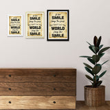 Designs ByLITA Let Your Smile Change The World, But Don't Let The World Change Your Smile, Wall Print Art | Home Decor