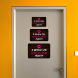 Classic Framed Plus I Woke Up Sexy As Hell Again Wall or Door Sign | Funny Naughty Decor
