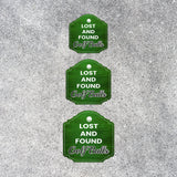 Heritage Plus Lost And Found Golf Balls Wall or Door Sign | Sports Public Spaces Signage