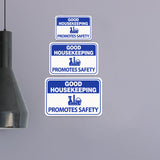 Classic Framed Plus Good Housekeeping Promotes Safety Door or Wall Sign | Office Housekeeping Signage