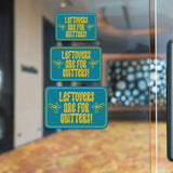 Classic Framed Plus Leftovers Are For Quitters! Wall or Door Sign | Funny Home Decor