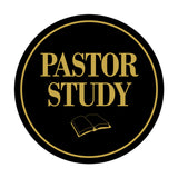 Signs ByLITA Circle Pastor Study Wall or Door Sign