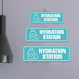 Standard Plus Hydration Station Door or Wall Sign | Business & Public Signage