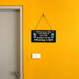 Did You Know That 2 To 3 Glasses Of Gin A Day Can Reduce Your Risk Of Giving A Sh*t 5x10 Hanging Plus Wall or Door Sign | Funny Home Decor