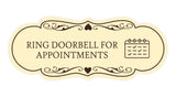 Signs ByLITA Designer Ring Doorbell for Appointments Wall or Door Sign