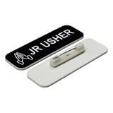 Jr Usher 1 x 3" Name Tag/Badge, Praying Hands (3 Pack)