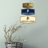 Fancy Portable Ladder Wall or Door Sign