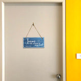 Jesus Is The Anchor Of My Soul Hebrews 6:19 5x10 Hanging Plus Wall or Door Sign | Religious Home Decor