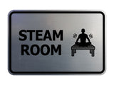 Signs ByLITA Classic Framed Steam Room Wall or Door Sign