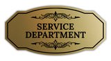 Signs ByLITA Victorian Service Department Graphic Wall or Door Sign