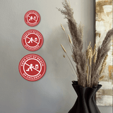 Circle Plus Keep Out Of Reach Of Children Wall or Door Sign | Safety Signs For School