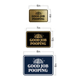 Signs ByLITA Classic Framed Good Job Pooping Wall or Door Sign