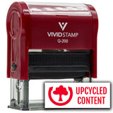 All Quality Upcycled Content Self-Inking Rubber Stamp
