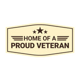 Signs ByLITA Fancy Home of a Proud Veteran Easy Installation | Honor Veterans with Military Signs | US Pride | Businesses and Homes Wall or Door Sign