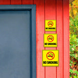 Square Plus No Smoking Wall or Door Sign | Public Health and Safety Warning
