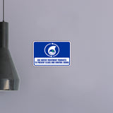 Classic Framed Plus Use Water Treatment Products To Prevent Clogs and Control Wall or Door Sign | RV Accessories