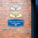 Signs ByLITA Fancy Refine Your Look with Expert Beard Grooming Easy Installation | Durable Construction | Barbers | Grooming and Styling | Hair Wall or Door Sign