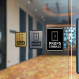 Signs ByLITA Portrait Round Props Storage Door or Wall Sign Easy Installation | Directing Artists & Co-Workers | Music | Concert | Festivals