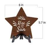 Good Morning Star Table Sign | Family and Faith Home Decor | Church And Home Table Signs