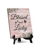 Religious Church & Home Decoration Table Sign with Acrylic Stand (6 x 8“) | Religious Church & Home Decor