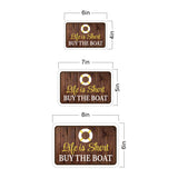 Classic Framed Plus Life is Short Buy The Boat Wall or Door Sign | Boat Appreciation Decoration