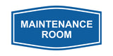 Fancy Maintenance Room Wall or Door Sign