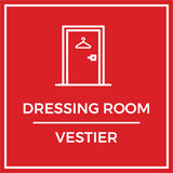 Signs ByLITA Square Dressing Room Wall or Door Sign | Spanish Bilingual Signs
