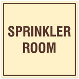 Signs ByLITA Square Sprinkler Room Sign - Easy Installation | Durable Material