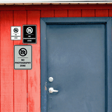 Signs ByLITA Portrait Round Crew Members Only Door or Wall Sign Easy Installation | Directing Artists & Co-Workers | Music | Concert | Festivals