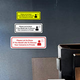 Signs ByLITA Standard Please Let Us Know If You Would Like To Discuss Your Concerns In Private Door or Wall Sign Durable ABS Plastic | Laser Engraved | Easy Installation | Elegant Design