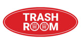 Signs ByLITA Oval Trash Room Sign - Laser-Engraved Lettering | Durable ABS Plastic | Vibrant Colors | Powerful Foam Tape