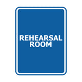 Signs ByLITA Portrait Round Rehearsal Room Door or Wall Sign Easy Installation | Directing Artists & Co-Workers | Music | Concert | Festivals