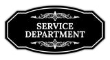 Signs ByLITA Victorian Service Department Graphic Wall or Door Sign