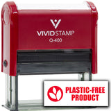 All Quality Plastic-Free Product Self-Inking Rubber Stamp