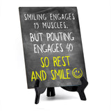 Family Home Decor Table Signs 6x8 Easy Installation | Great For Hospitality Venues, Parties & Homes | Funny Novelty Gifts