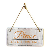 Please Do Not Disturb 5x10 Hanging Wall or Door Sign | Warm Welcoming Signage For Homes